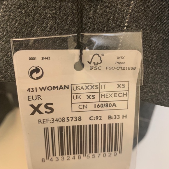 NWT MANGO Long check jumpsuit - Picture 7 of 7